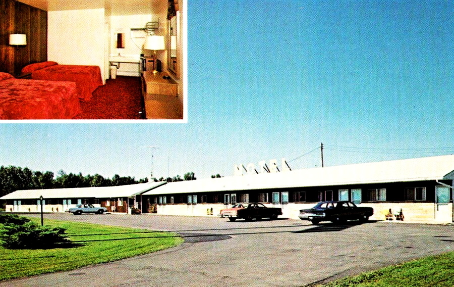 Cardinal Inn Motel - Vintage Postcard